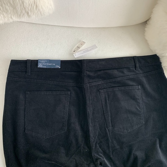 NWT Talbots High Waist Straight Leg Corduroy Jeans - Picture 7 of 8